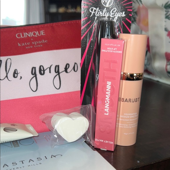 Clinique x Kate Spade Red and White Tote Set - Picture 4 of 9